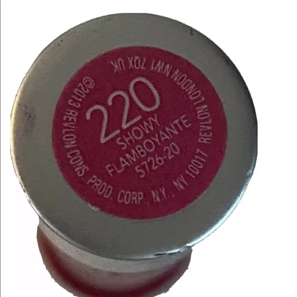 Revlon Matte Lip Balm Crayon 220 Showy Flamboyant - Picture 2 of 6